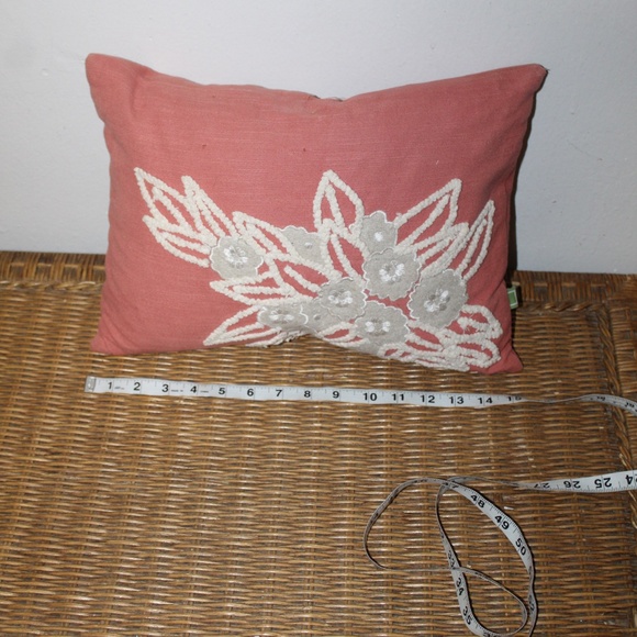 Celerie by Celerie Kemble Lumbar Embroidered Pillow. - Picture 8 of 12